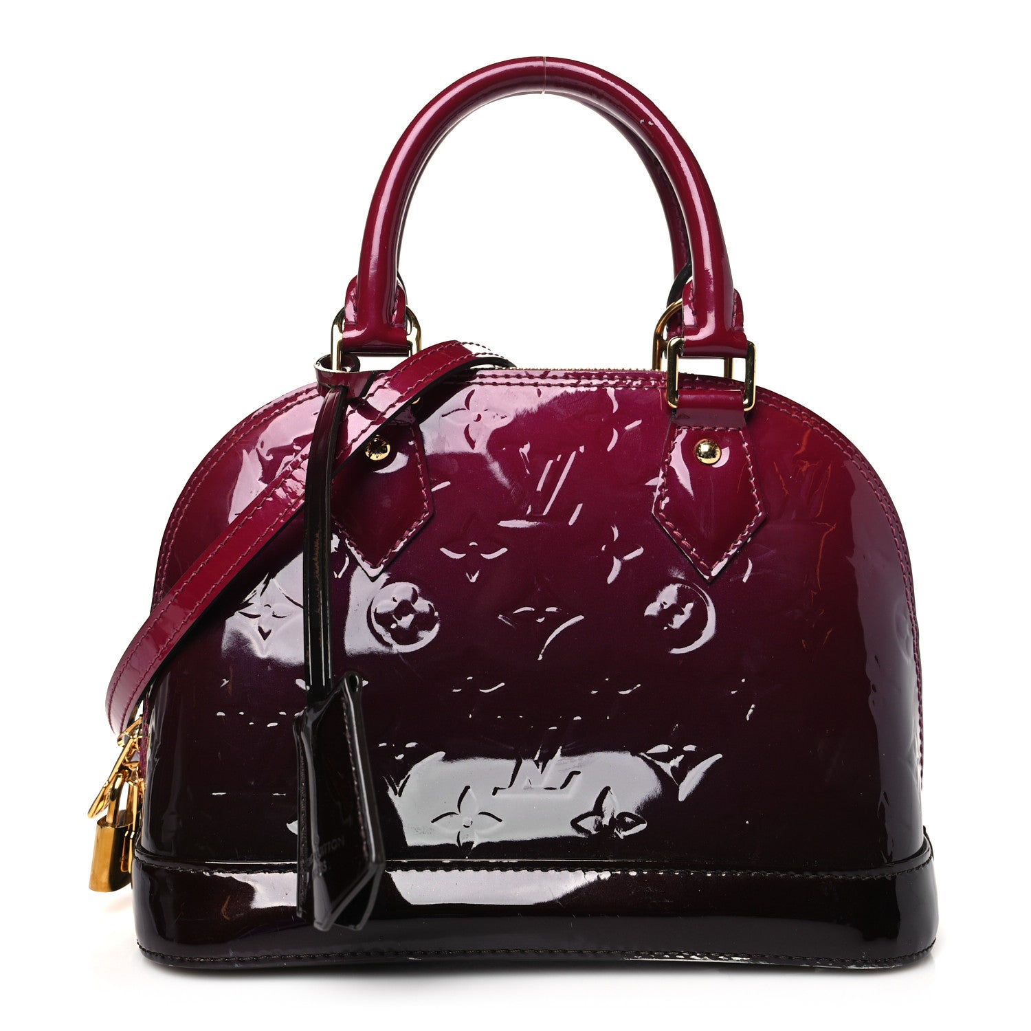 Louis Vuitton Vernis Degrade Alma BB Magenta 1 of 10