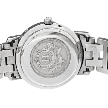 Hermes Stainless Steel 24mm Clipper Quartz Watch Gold 4 of 5