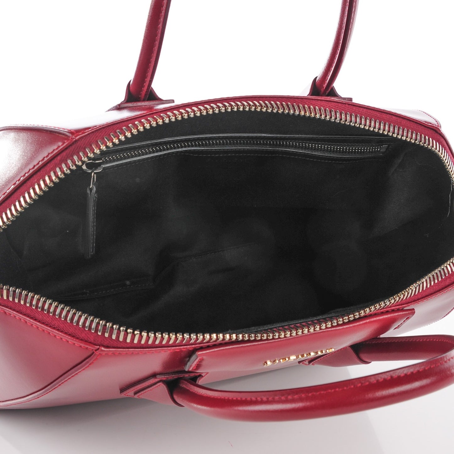 Shiny Lord Calfskin Medium Antigona Burgundy