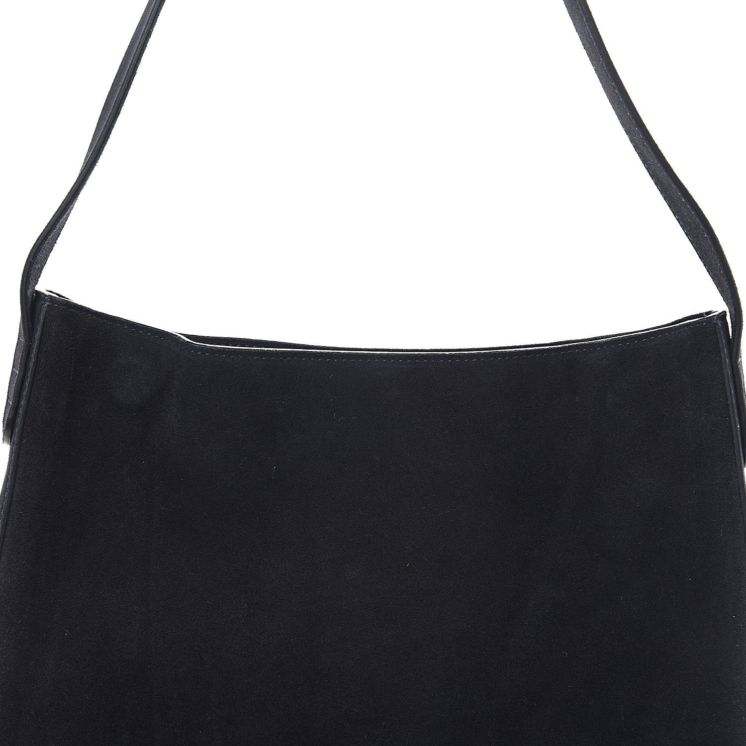 Mansur Gavriel Suede Shoulder Bag Navy 8 of 8