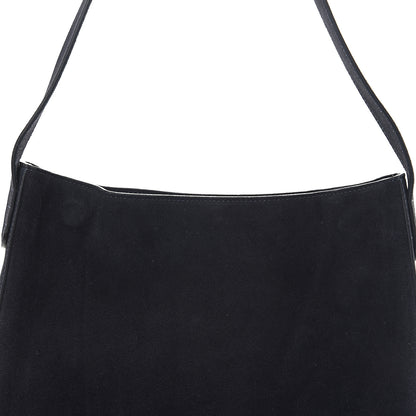 Mansur Gavriel Suede Shoulder Bag Navy 8 of 8