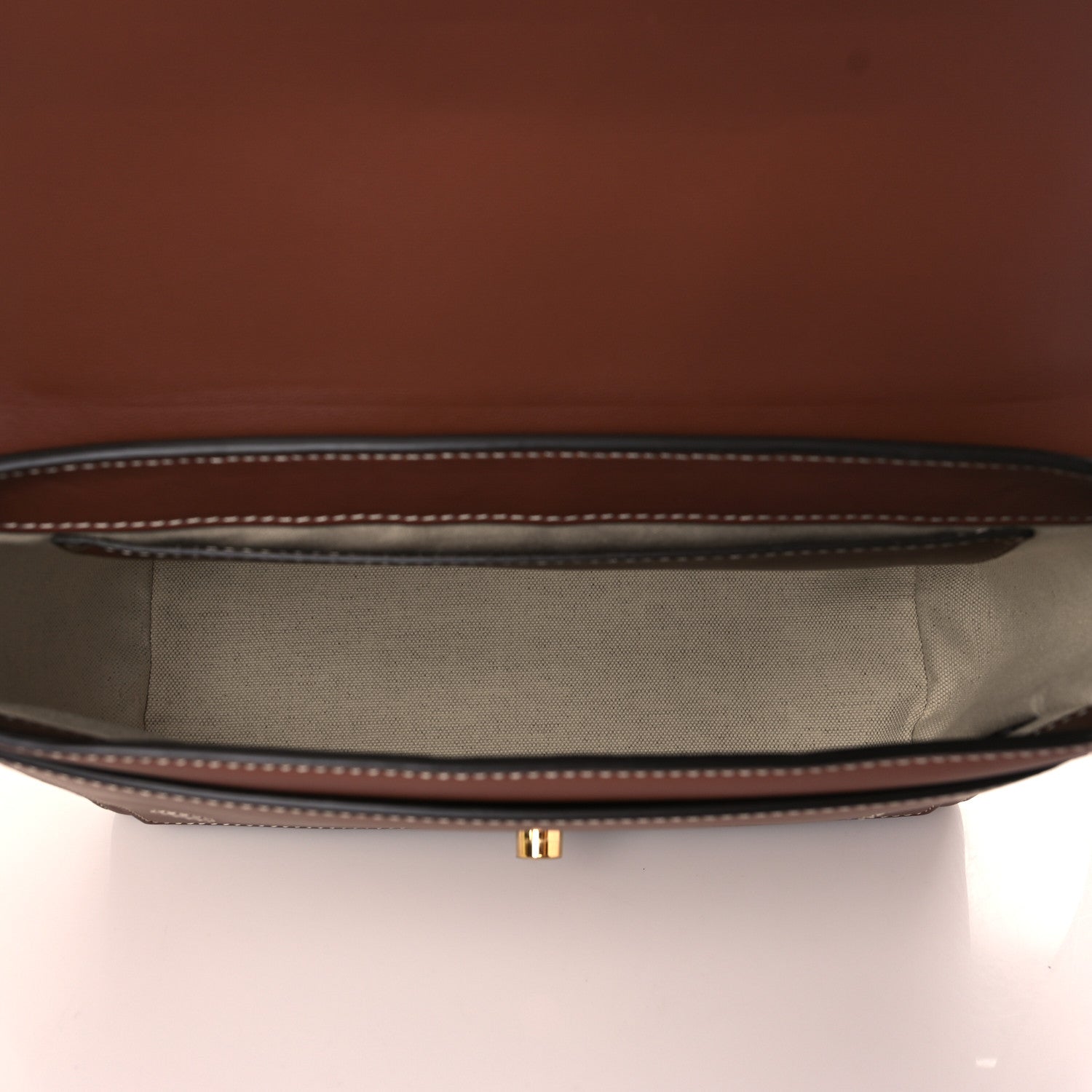 Burberry Calfskin Note Crossbody Bag Tan 5 of 11