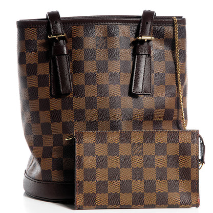 Louis Vuitton Damier Ebene Marais Bucket 23 1 of 10