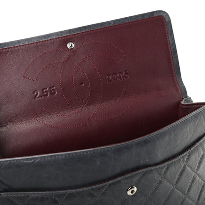 Chanel Aged Calfskin Quilted 50th Anniversary 2.55 Reissue 227 Flap Grey 10 of 11