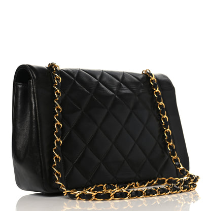 Chanel Lambskin Quilted Medium Single Flap Black 3 of 11