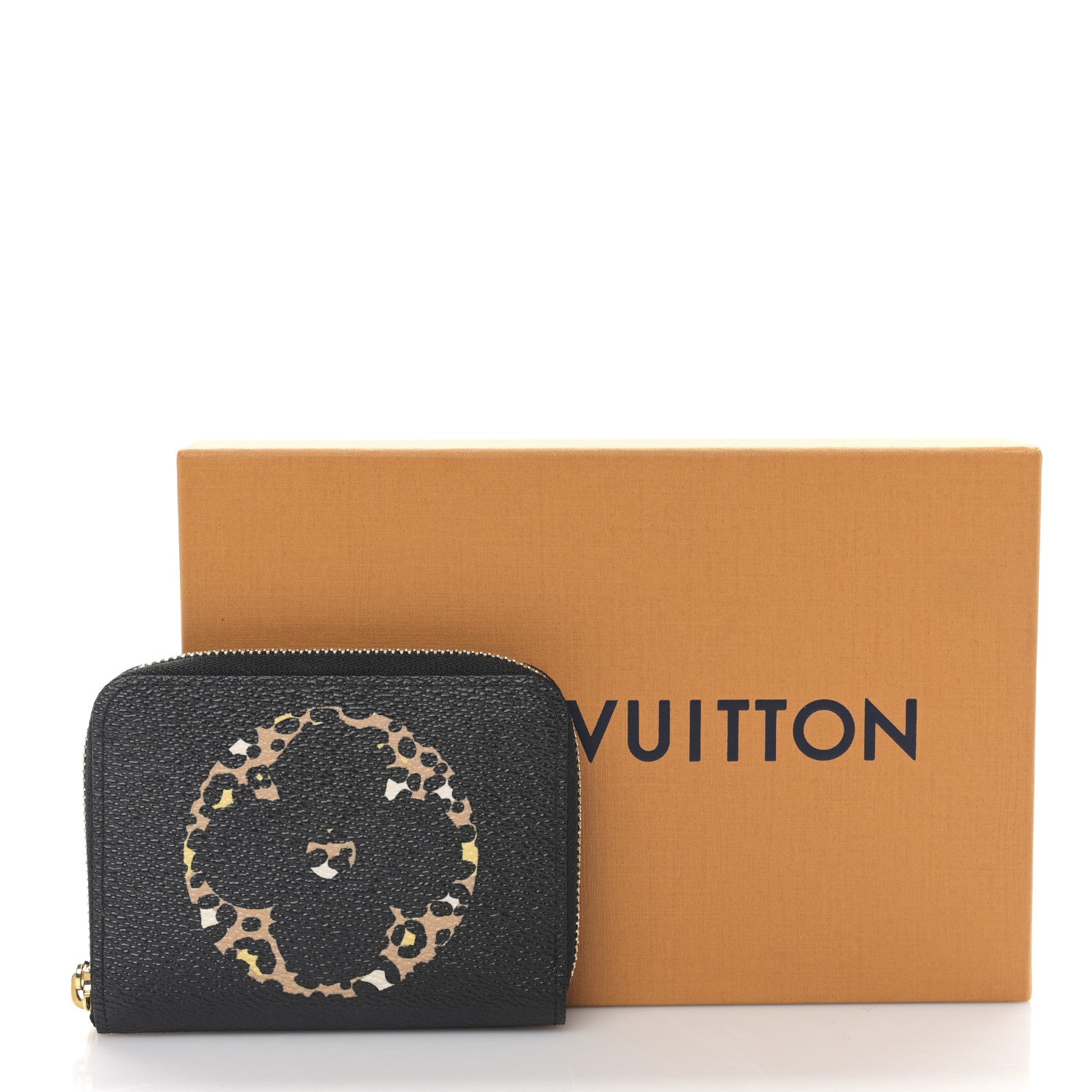 Louis Vuitton Monogram Giant Jungle Zippy Coin Purse Black 9 of 9