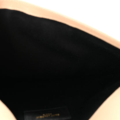 Saint Laurent Grain De Poudre Uptown Pouch Dark Beige 5 of 10