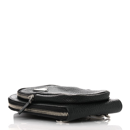 Prada Vitello Daino Sling Bag Black 4 of 10