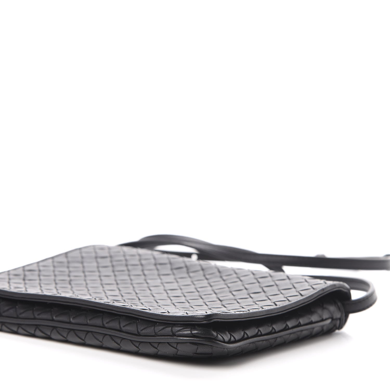 Bottega Veneta Nappa Intrecciato Flap Crossbody Black 7 of 11