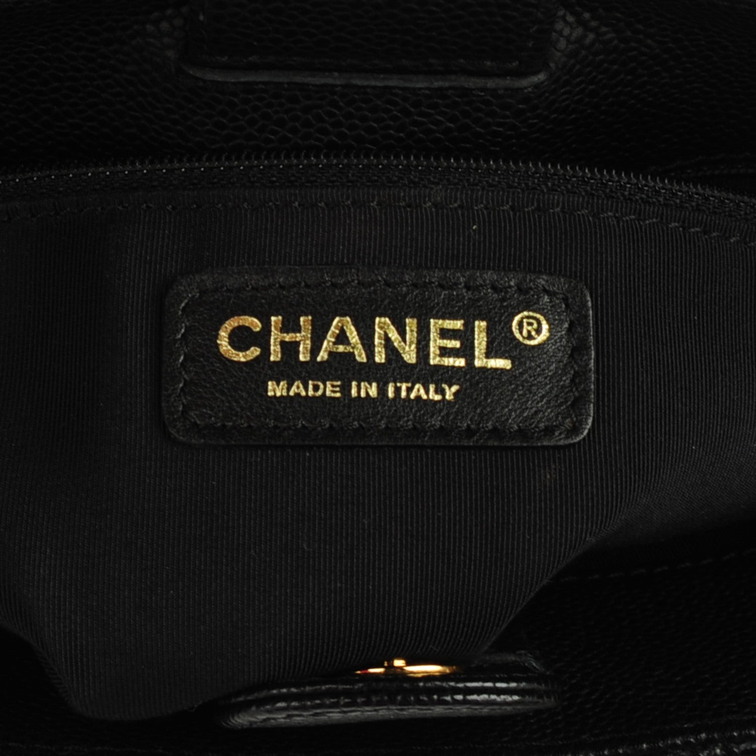 Chanel Caviar Quilted Petit Shopping Tote PST Black 6 of 7