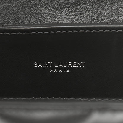 Saint Laurent Calfskin Y Quilted Monogram Medium Loulou Chain Satchel Earth 6 of 11