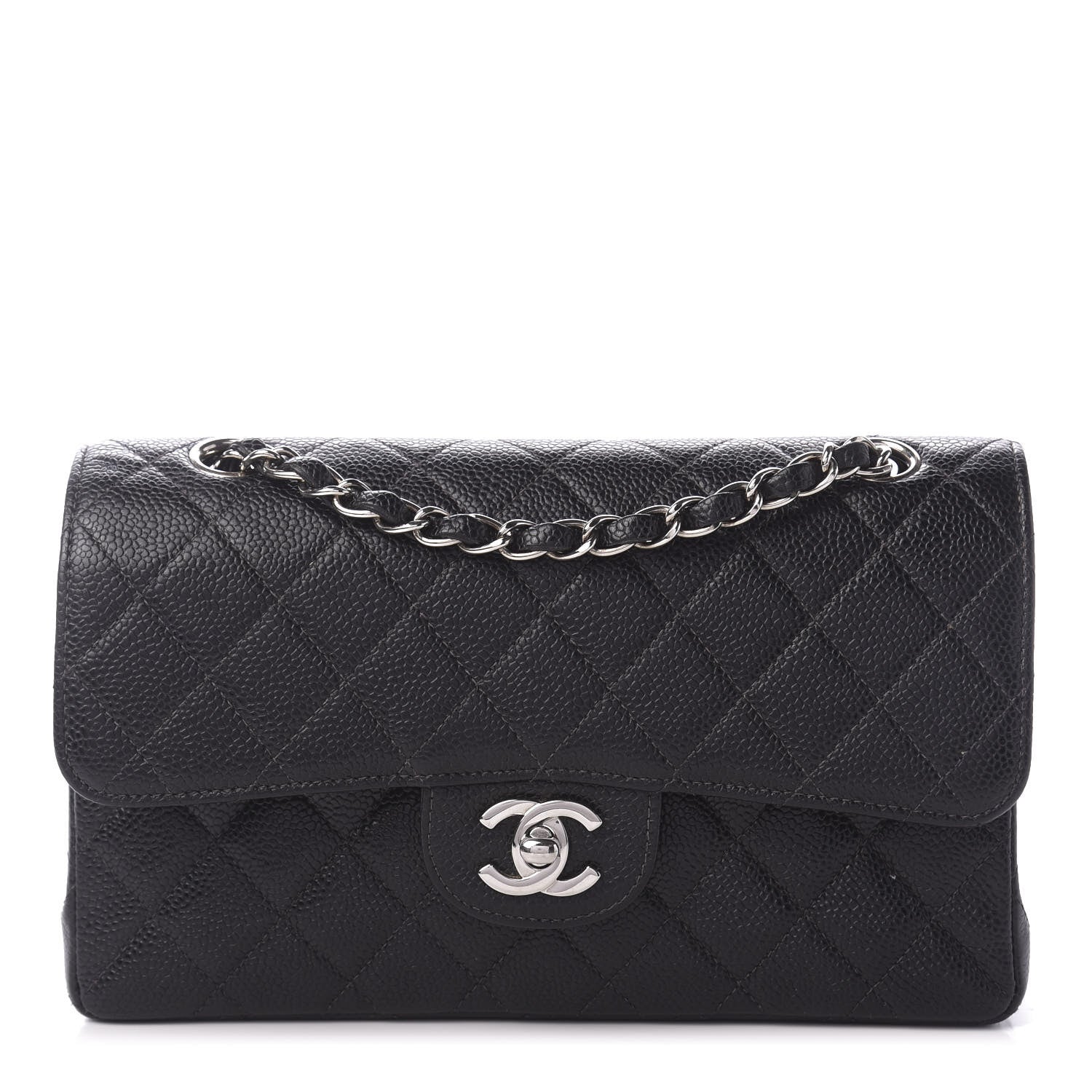 Chanel Caviar Quilted Small Double Flap Black 1 of 11