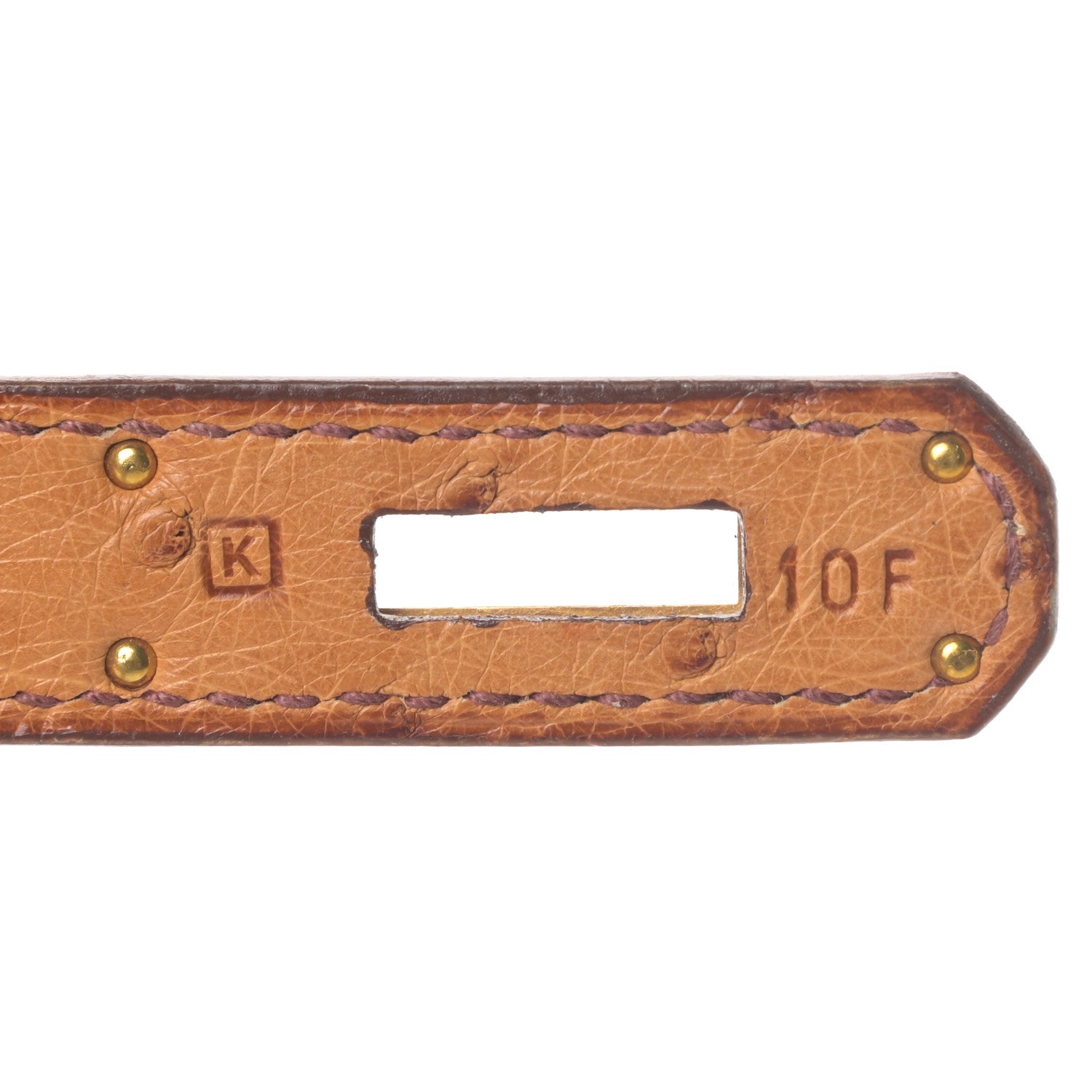 Hermes Ostrich Birkin 30 Gold 7 of 15