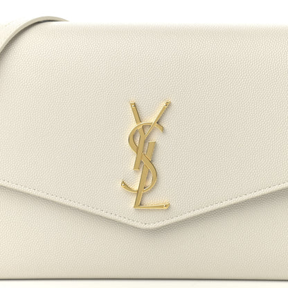 Saint Laurent Grain de Poudre Mini Uptown Crossbody Bag Porcellana 9 of 12