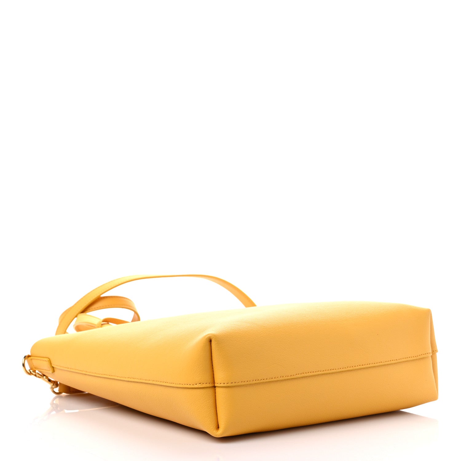 Saint Laurent Calfskin Toy Shopping Tote Yellow 3 of 8