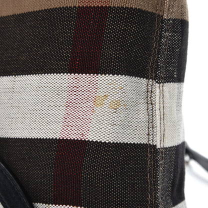 Burberry Canvas Mega Check Medium Tottenham Brit Tote Black 9 of 9