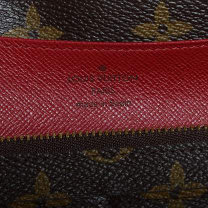 Louis Vuitton Monogram Emilie Wallet Red 6 of 7