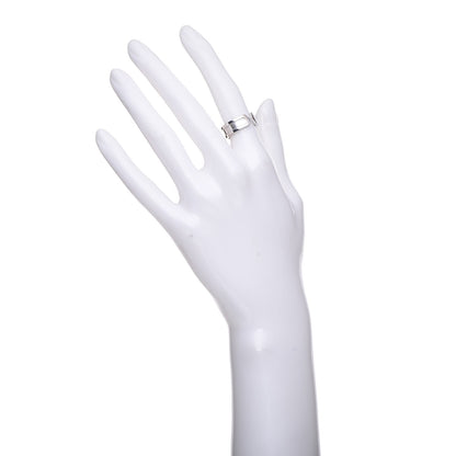 Cartier 18K White Gold 6.5mm C De Ring 49 4.75 2 of 6