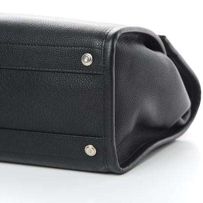 Balenciaga Veau Grana Medium Tool Satchel Black 10 of 12