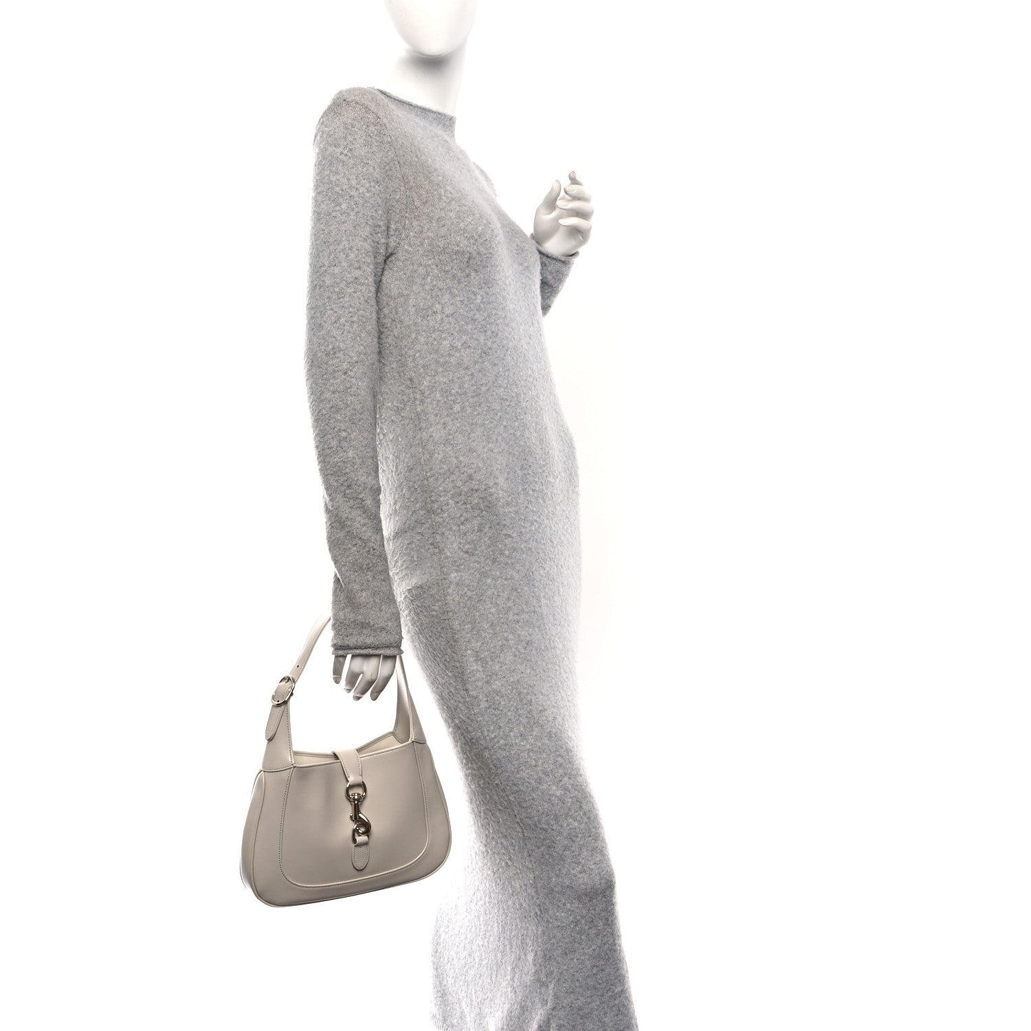 Gucci Sea Calfskin Web Small Jackie Shoulder Bag Sphinx 2 of 10