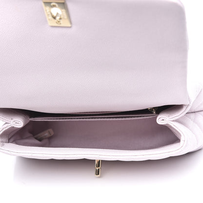 Chanel Caviar Quilted Mini Coco Handle Flap Lilas Lilac 4 of 10