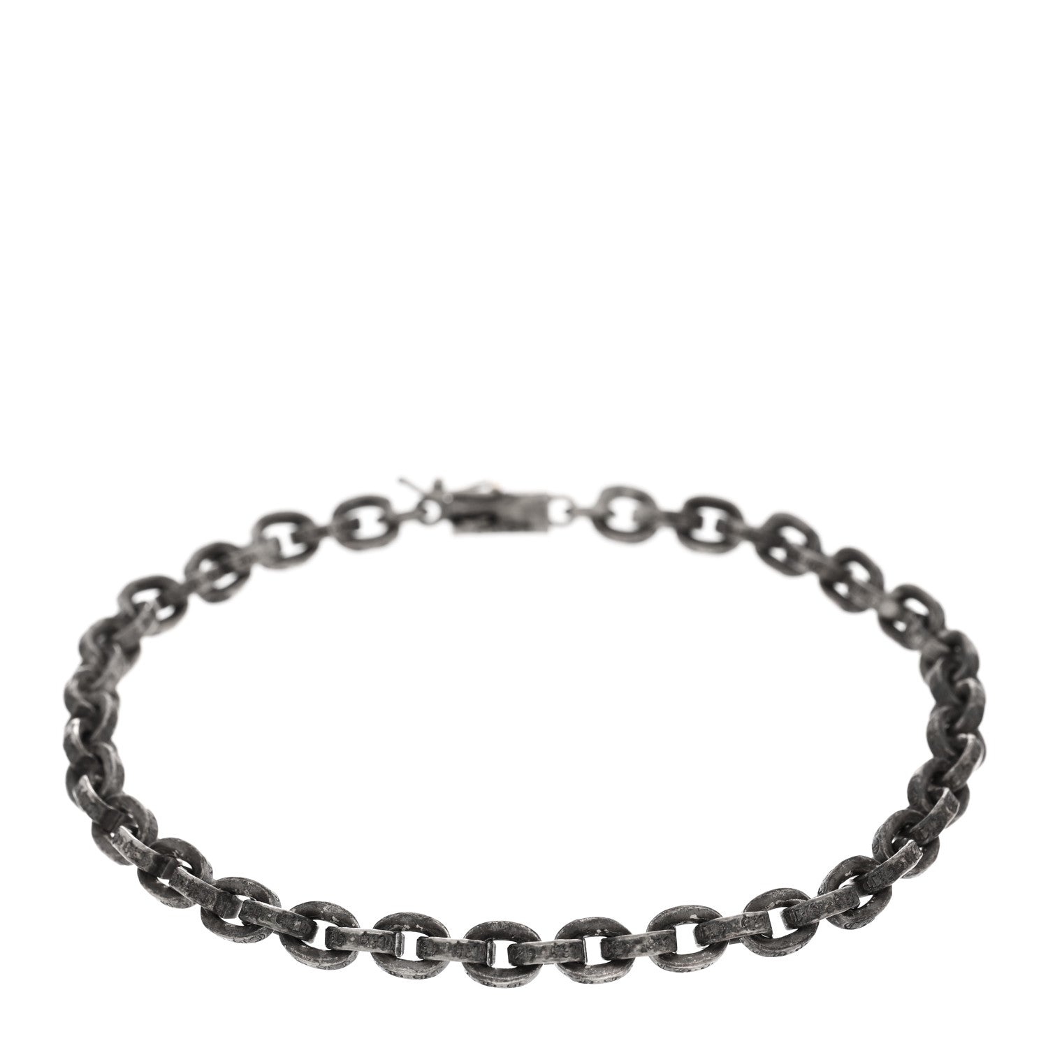 Chrome Hearts Sterling Silver Paper Chain Bracelet 1 of 3