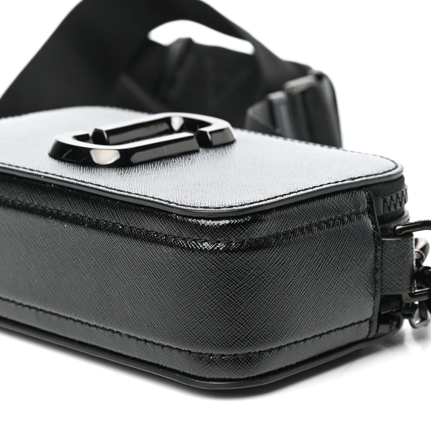 Saffiano Snapshot Camera Bag Black