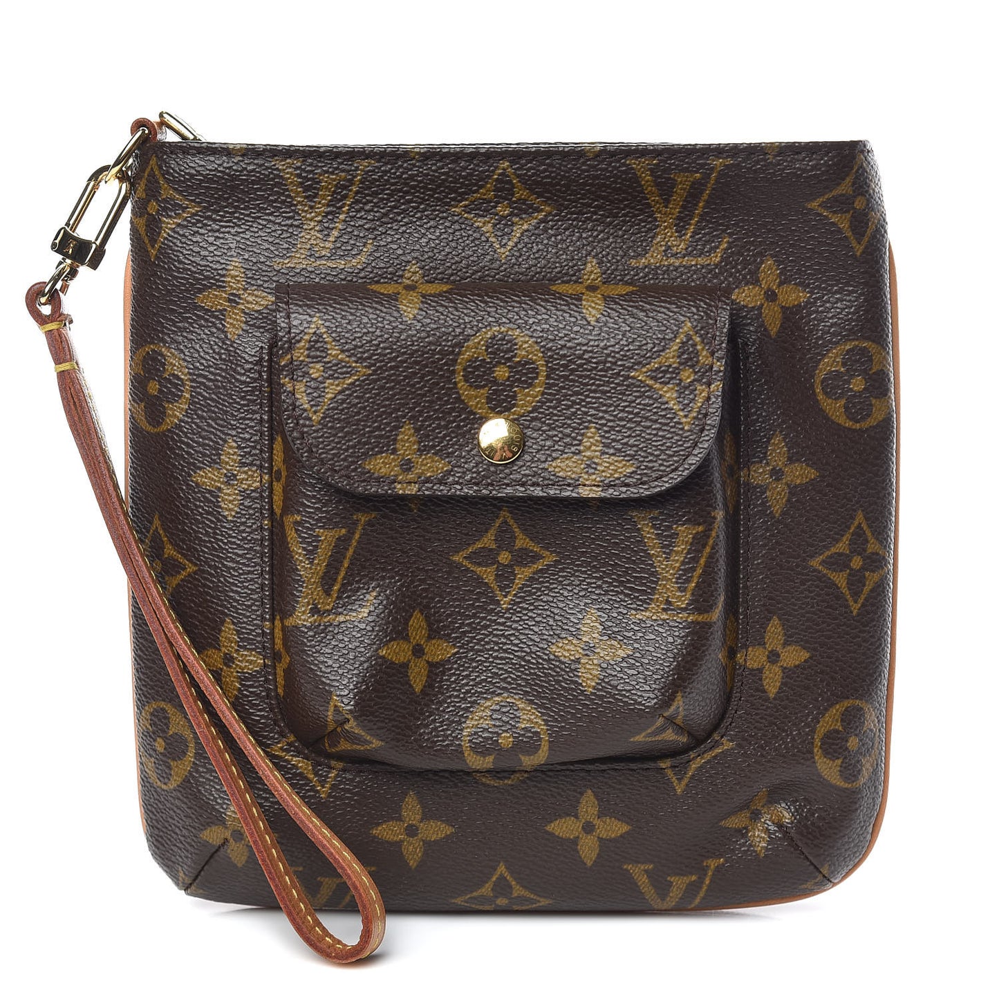 Monogram Partition Wristlet