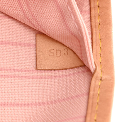 Louis Vuitton Damier Azur Neo Neverfull MM Rose Ballerine 8 of 13