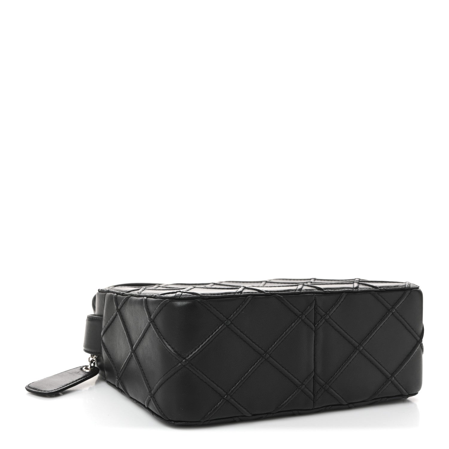 Chanel Lambskin Stitched Camera Case Black 4 of 12
