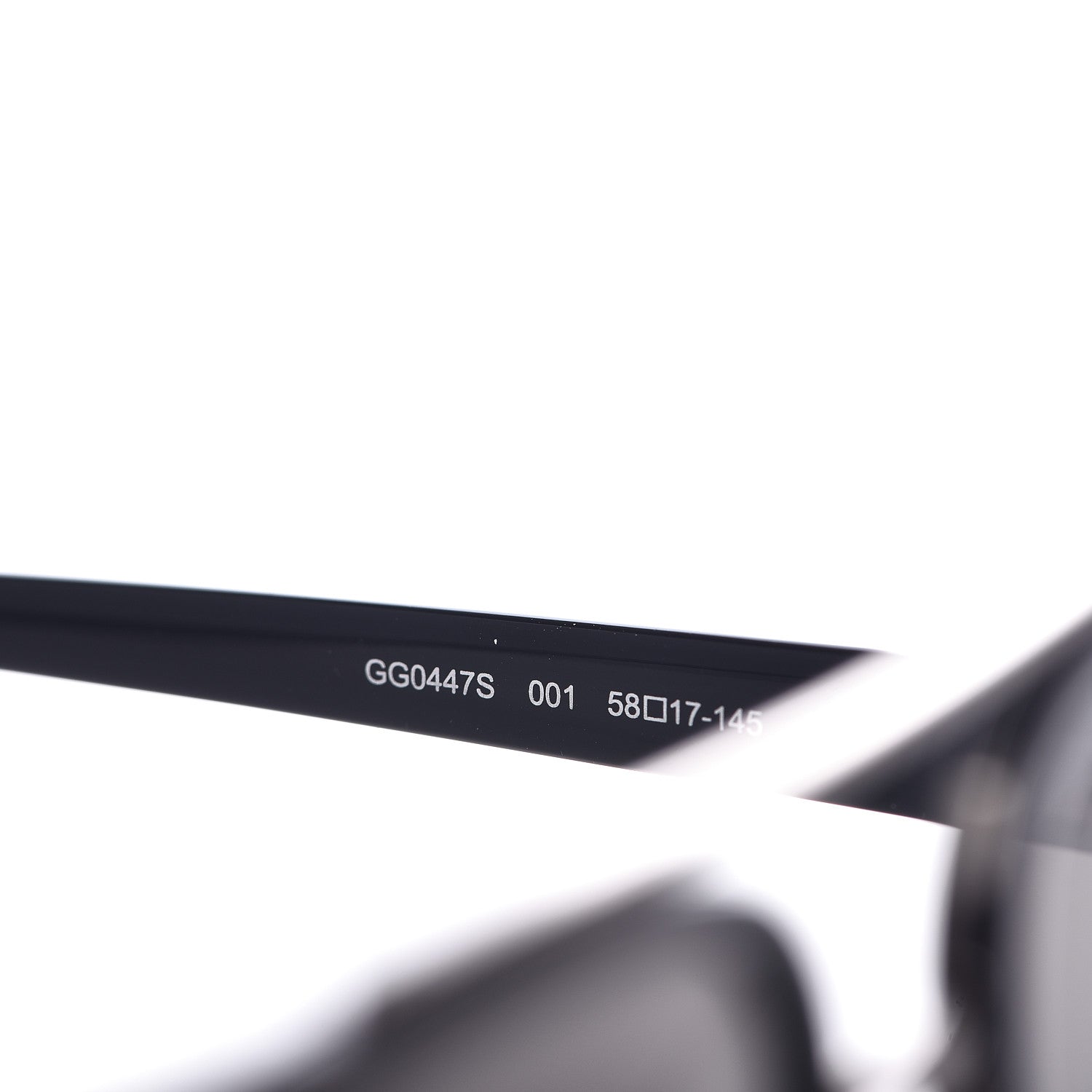 Gucci Acetate Aviator Sunglasses GG0447S Black 6 of 6