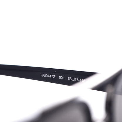 Gucci Acetate Aviator Sunglasses GG0447S Black 6 of 6