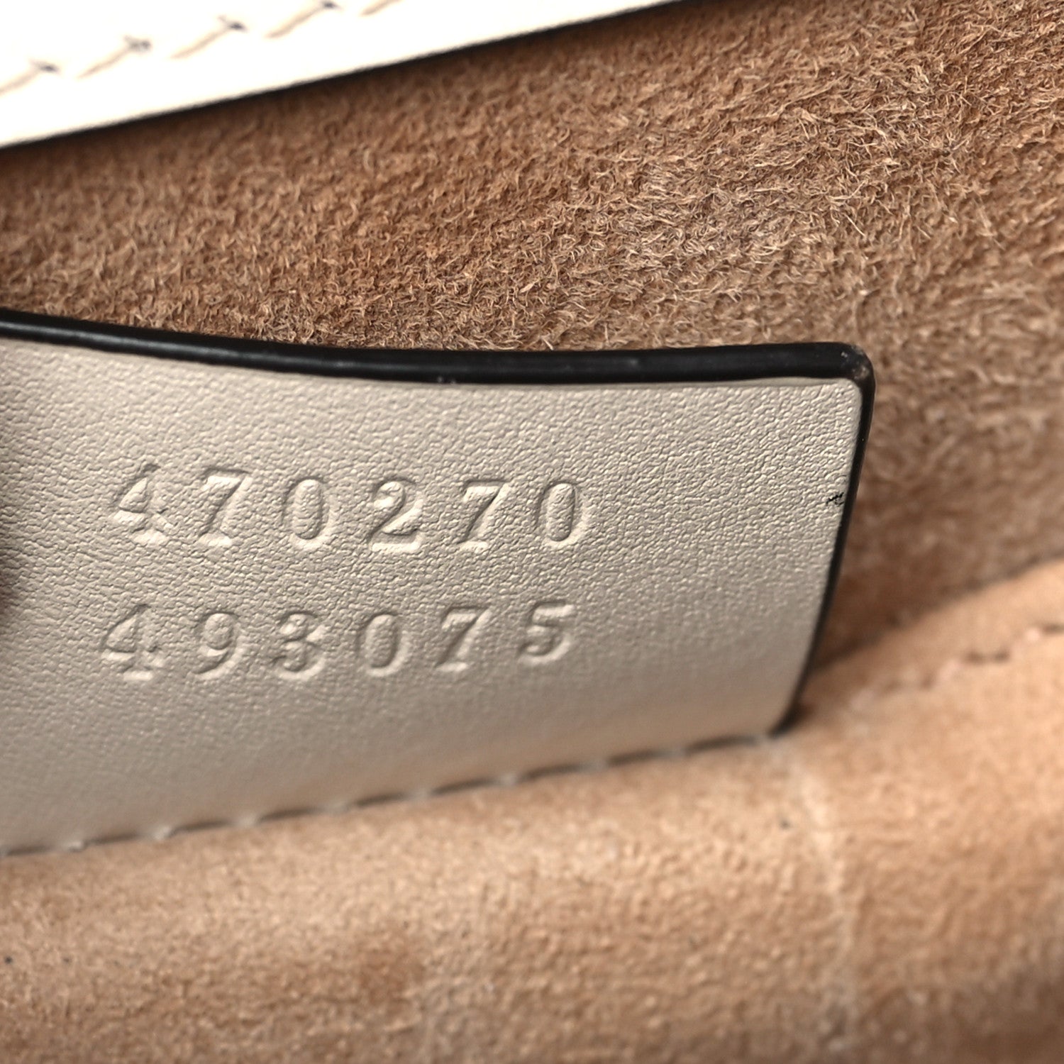 Gucci Calfskin Mini Sylvie Top Handle Bag White 7 of 9