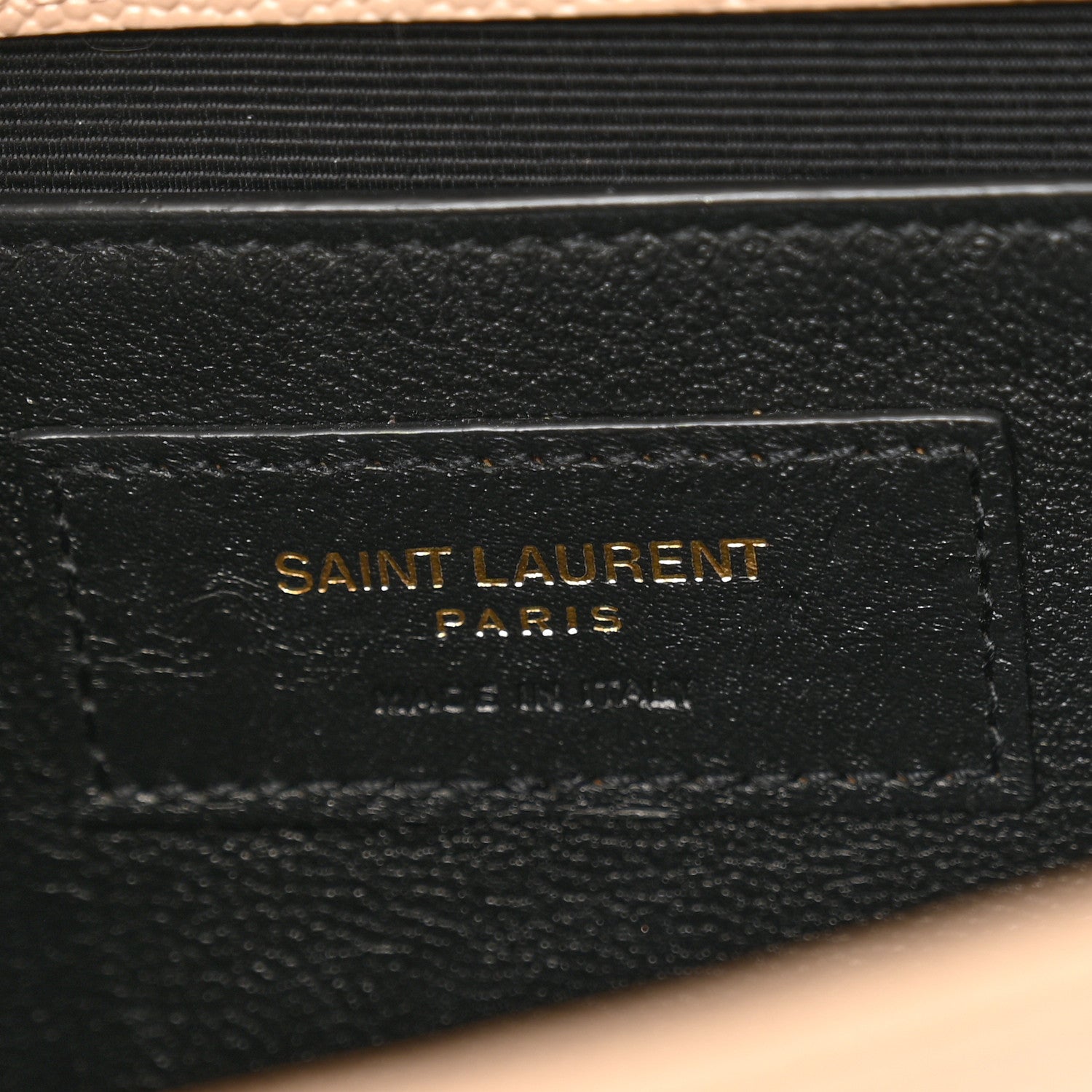 Saint Laurent Grain De Poudre Small Monogram Kate Satchel Dark Beige 6 of 12