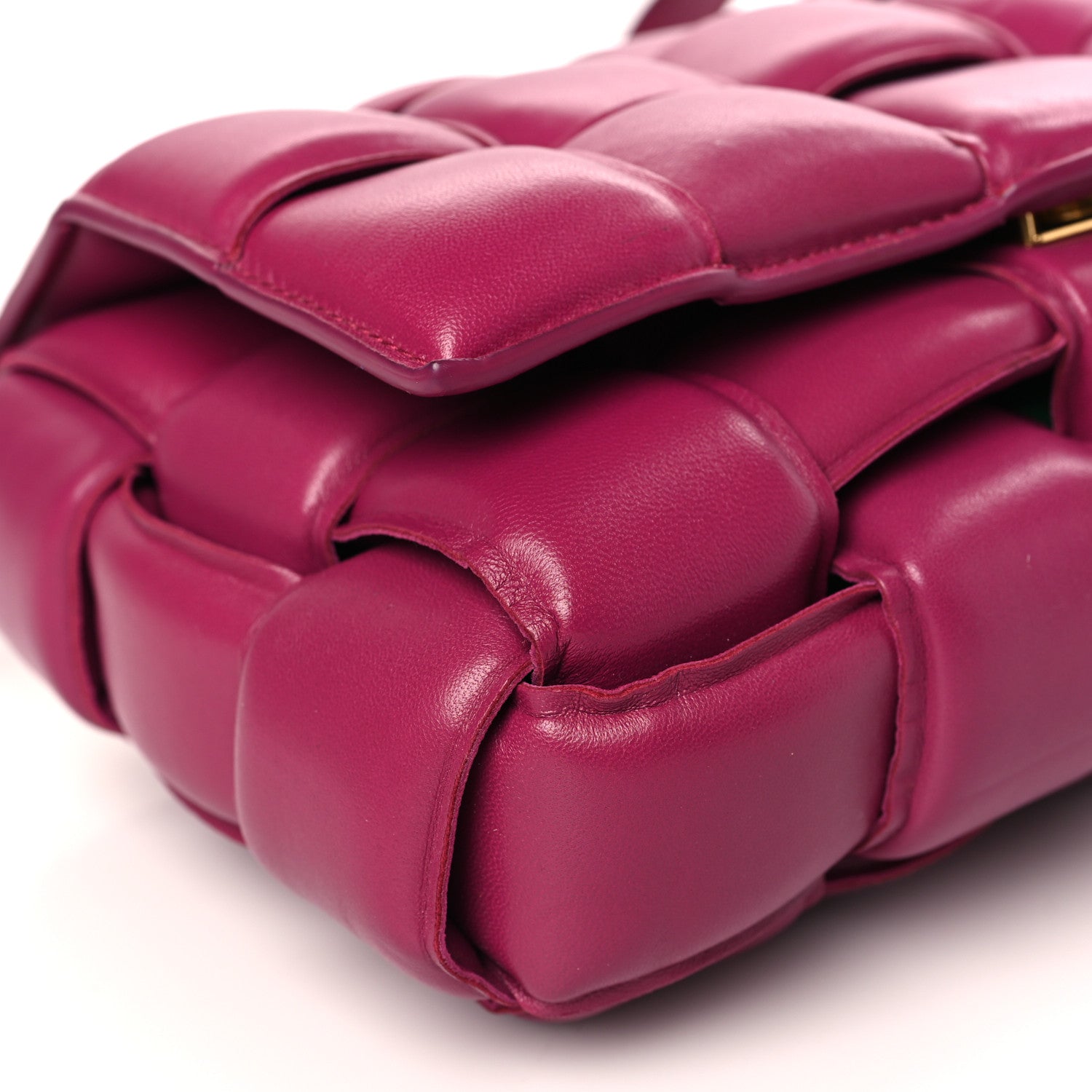 Bottega Veneta Nappa Maxi Intreccio Padded Cassette Crossbody Bag Cinnabar 8 of 9
