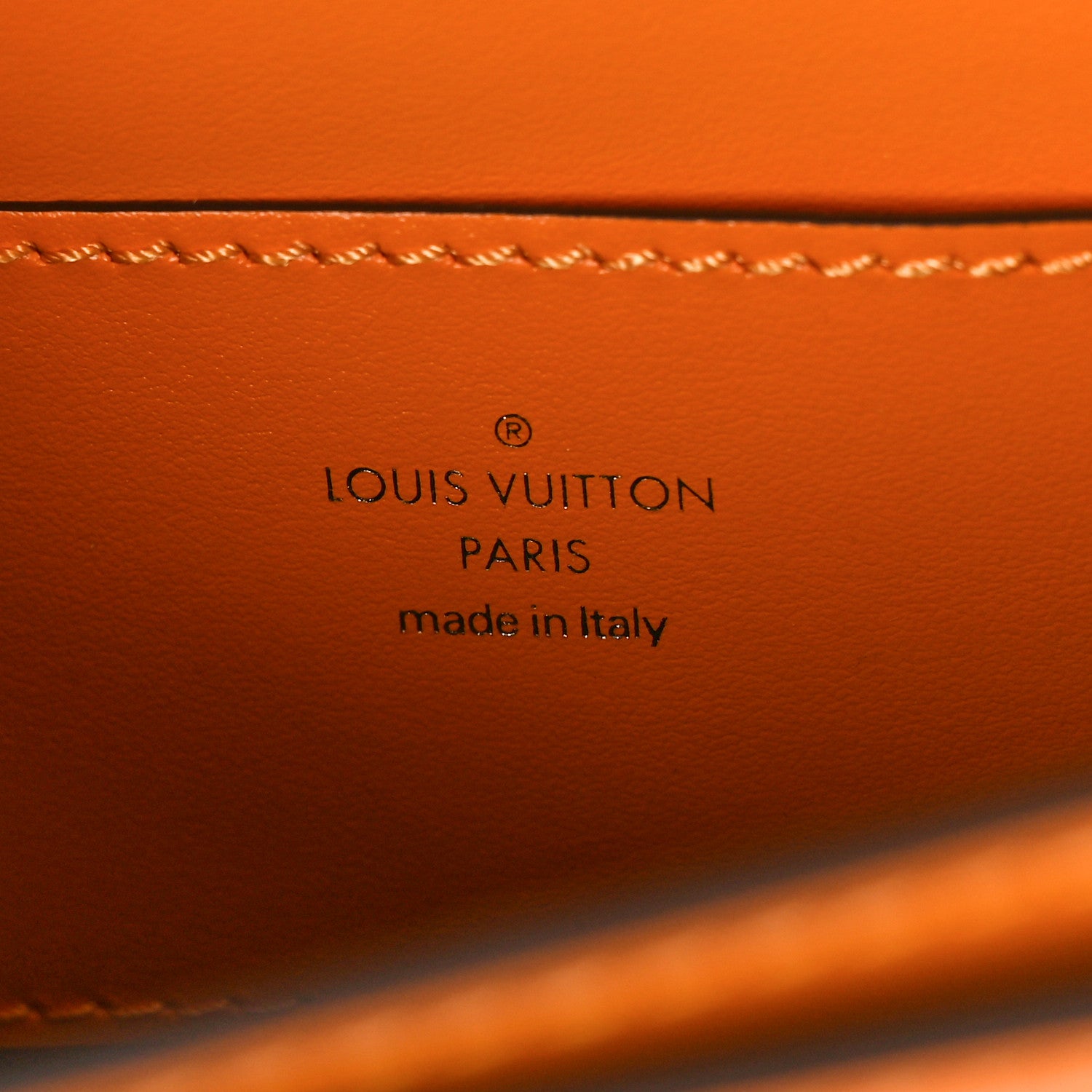 Louis Vuitton Smooth Calfskin LV Pont 9 Summer Gold 6 of 10
