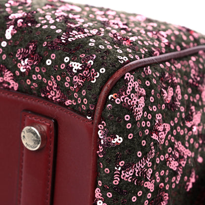 Louis Vuitton Sequin Monogram Sunshine Express Speedy Burgundy 8 of 15