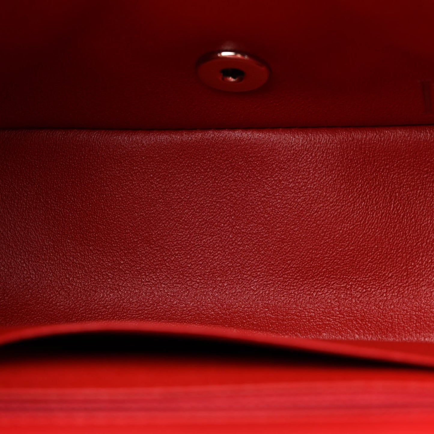 Lambskin Quilted Mini Square Flap Red