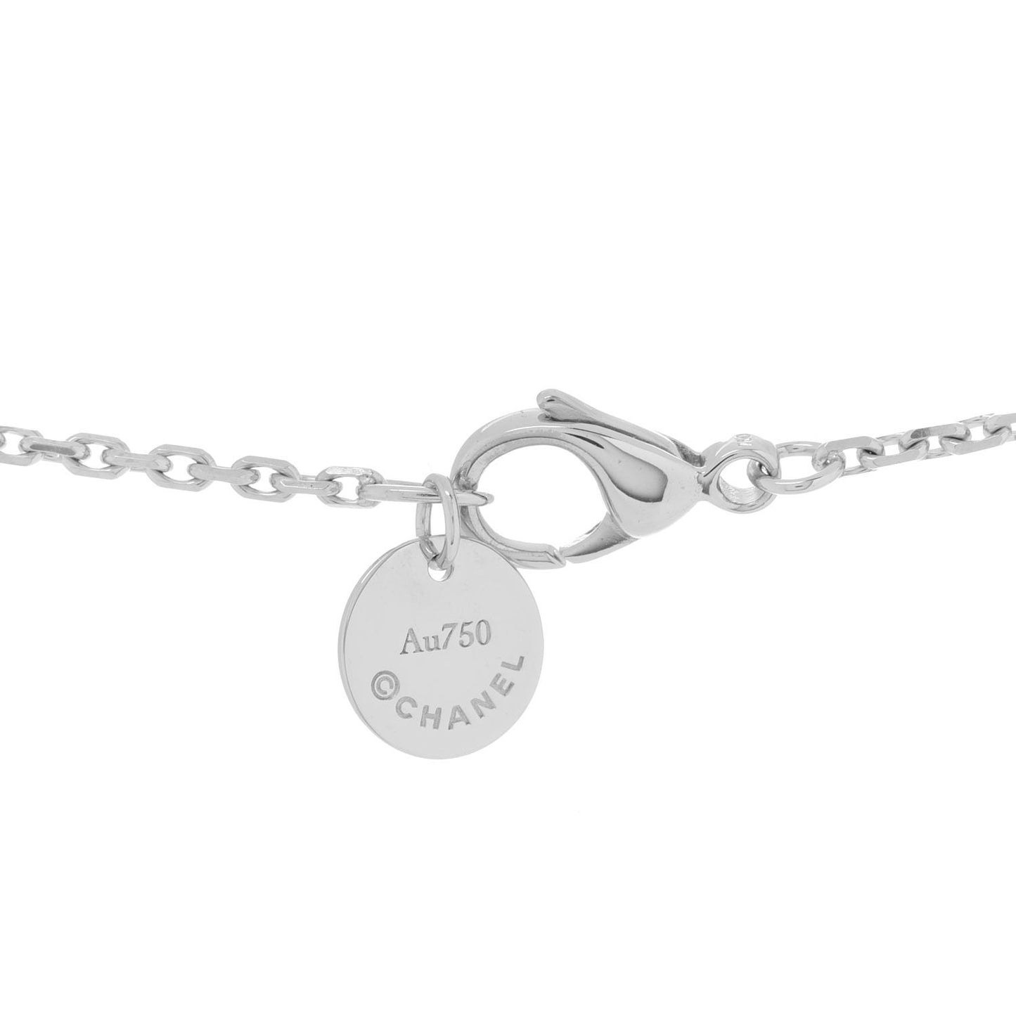 18K White Gold Ceramic Ultra Pendant Necklace White