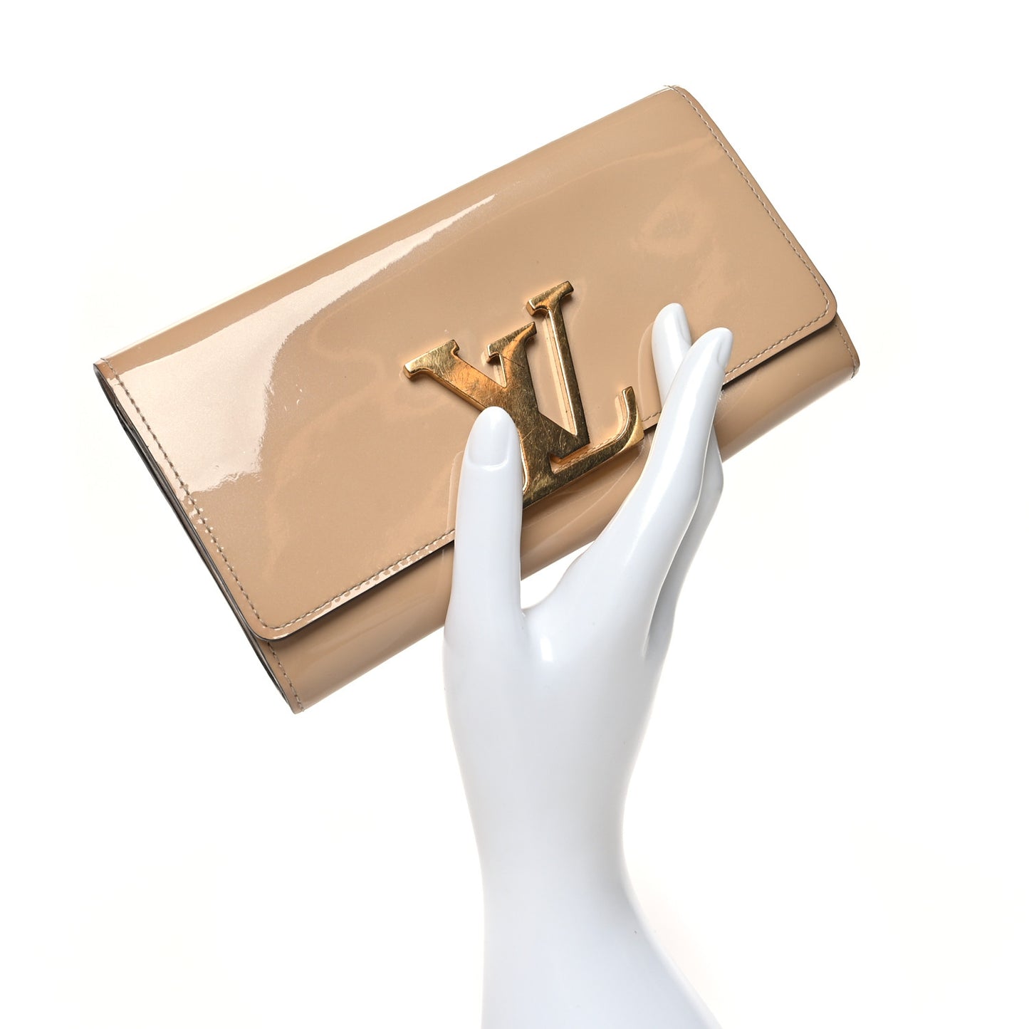 Patent Louise Wallet Dune