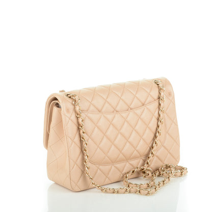Chanel Caviar Quilted Jumbo Double Flap Beige Clair 3 of 8