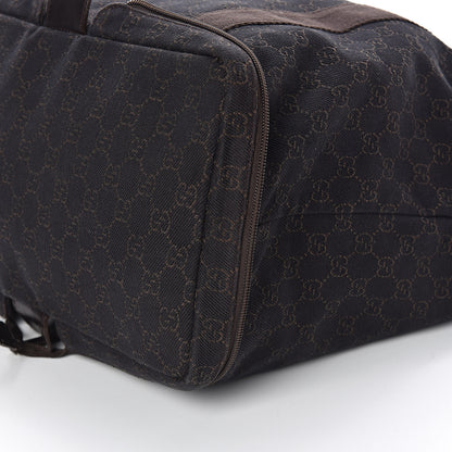 Gucci Denim Monogram Large Collapsible Travel Tote Dark Brown 9 of 9