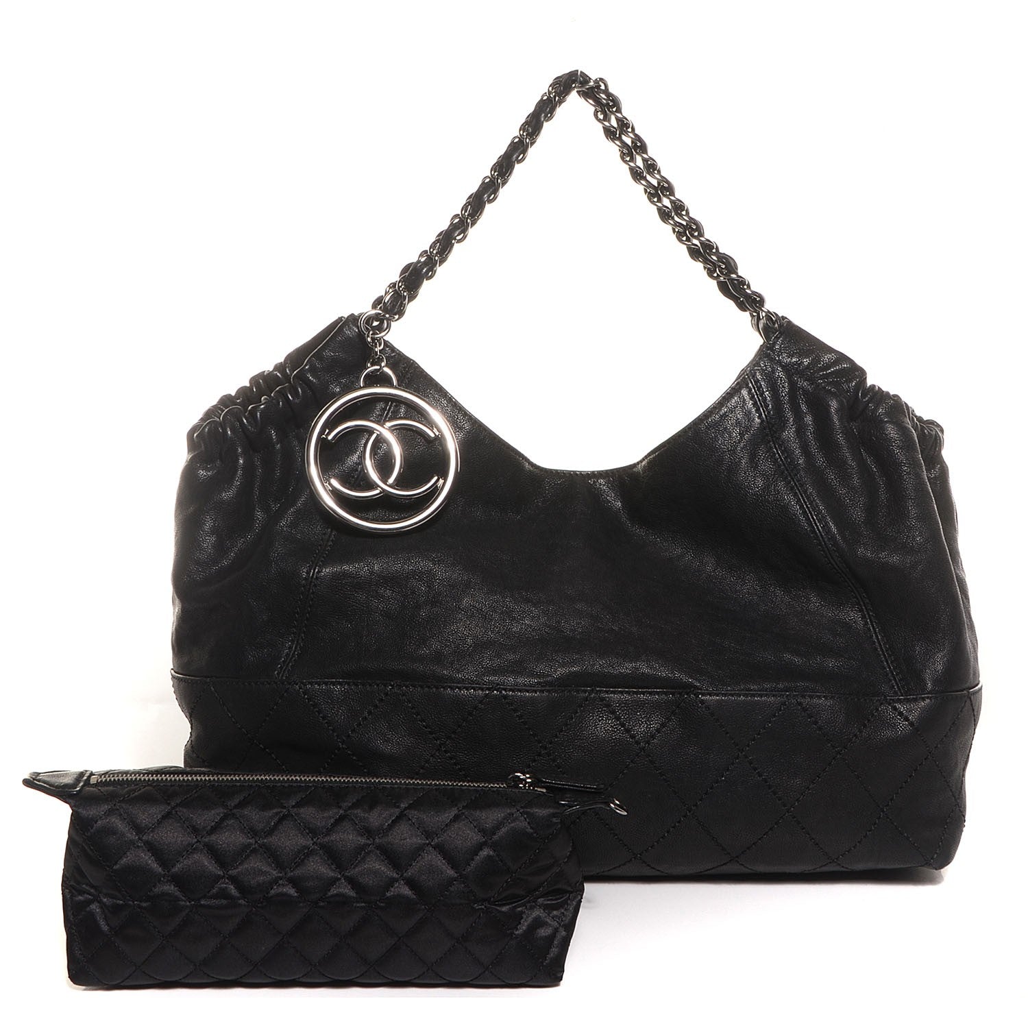 Chanel Calfskin Baby Coco Cabas Black 5 of 8