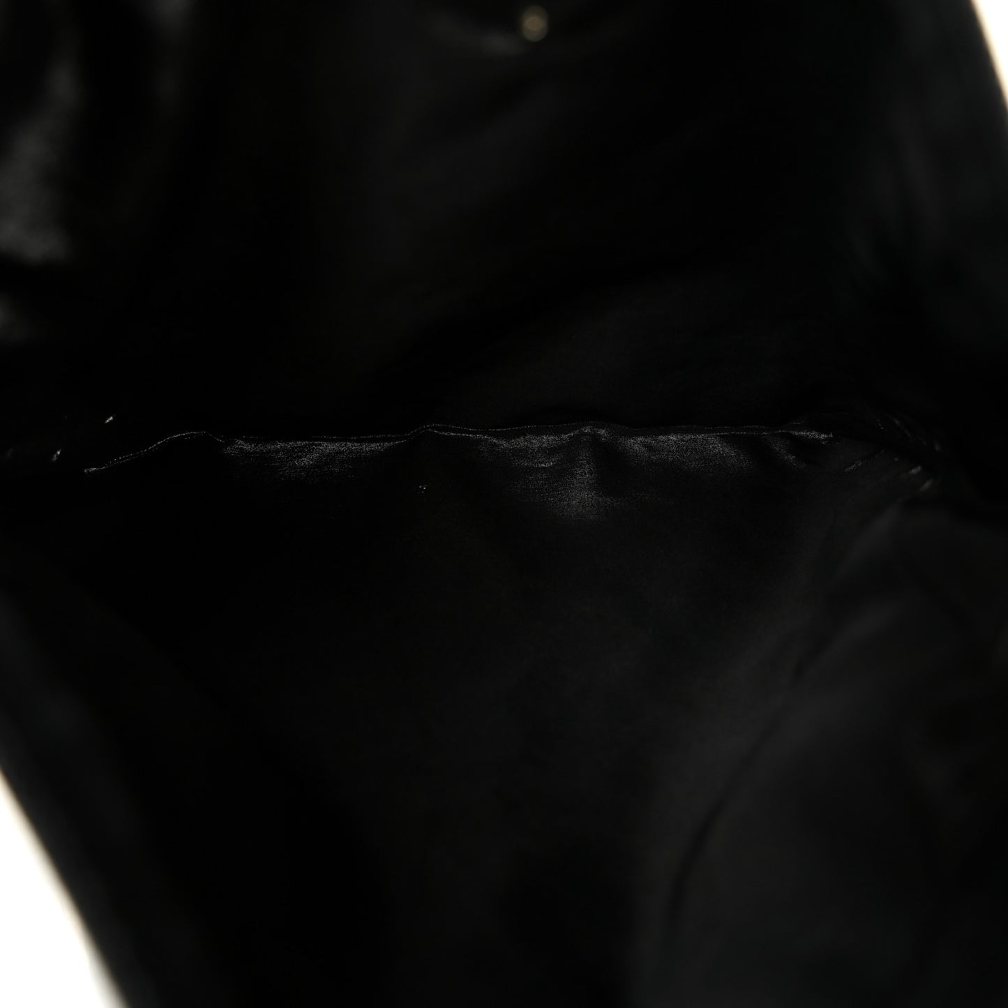 Nylon Flat Messenger Bag Black