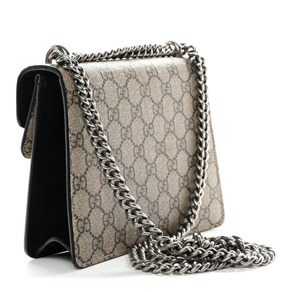 Gucci GG Supreme Monogram Mini Dionysus Shoulder Bag Black 3 of 12