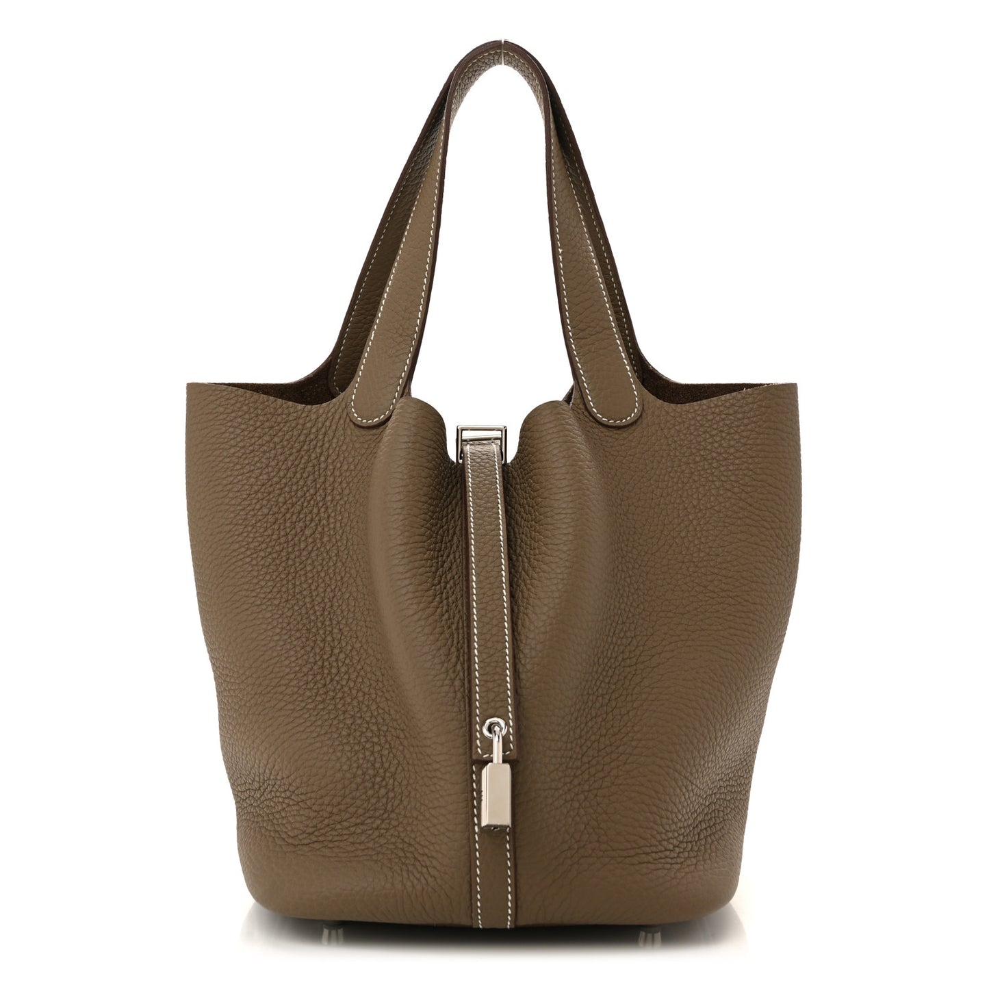 Taurillon Clemence Picotin Lock 22 MM Etoupe