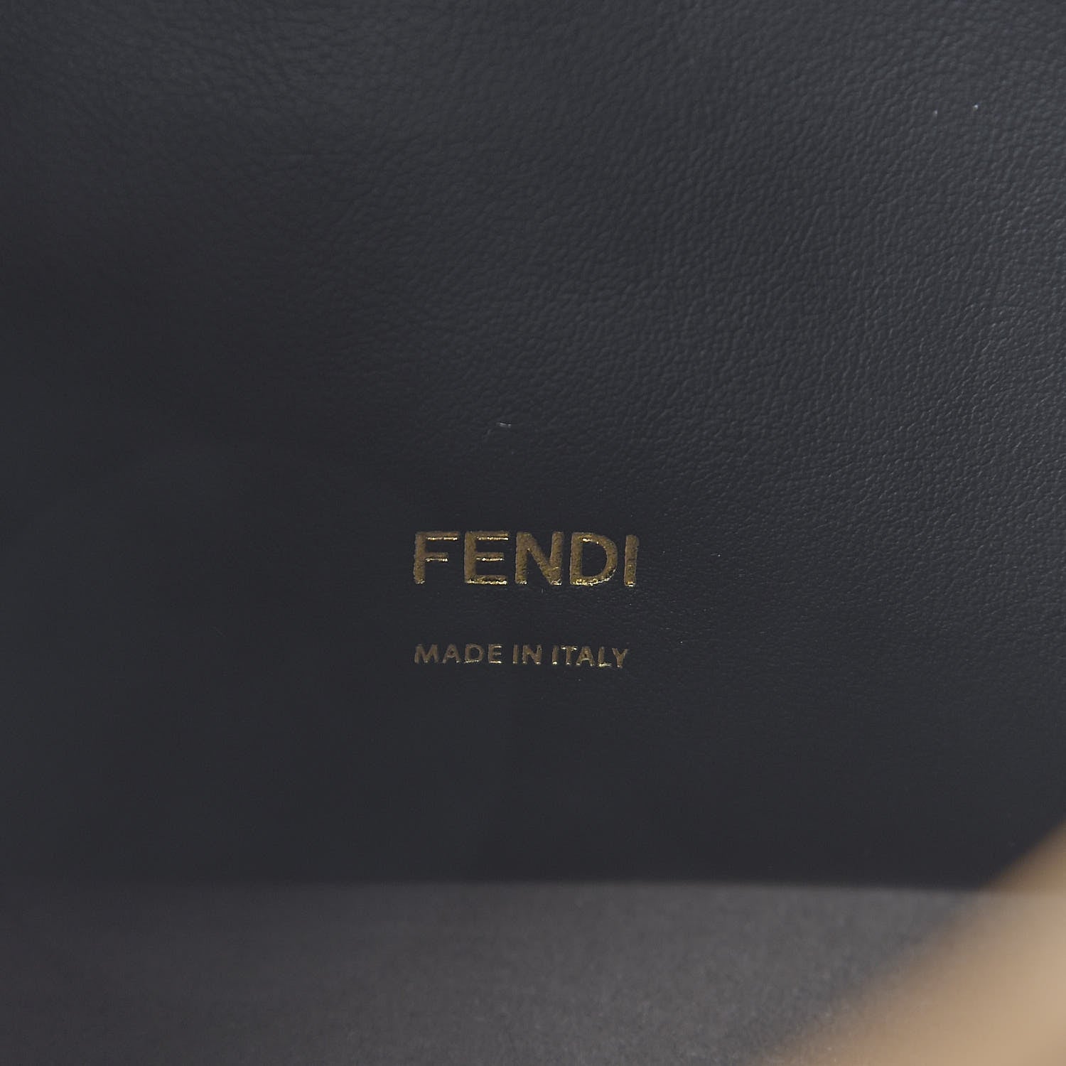 Fendi Vitello Grace Suede Small Flip Tote Black Fragola Marrone 8 of 11