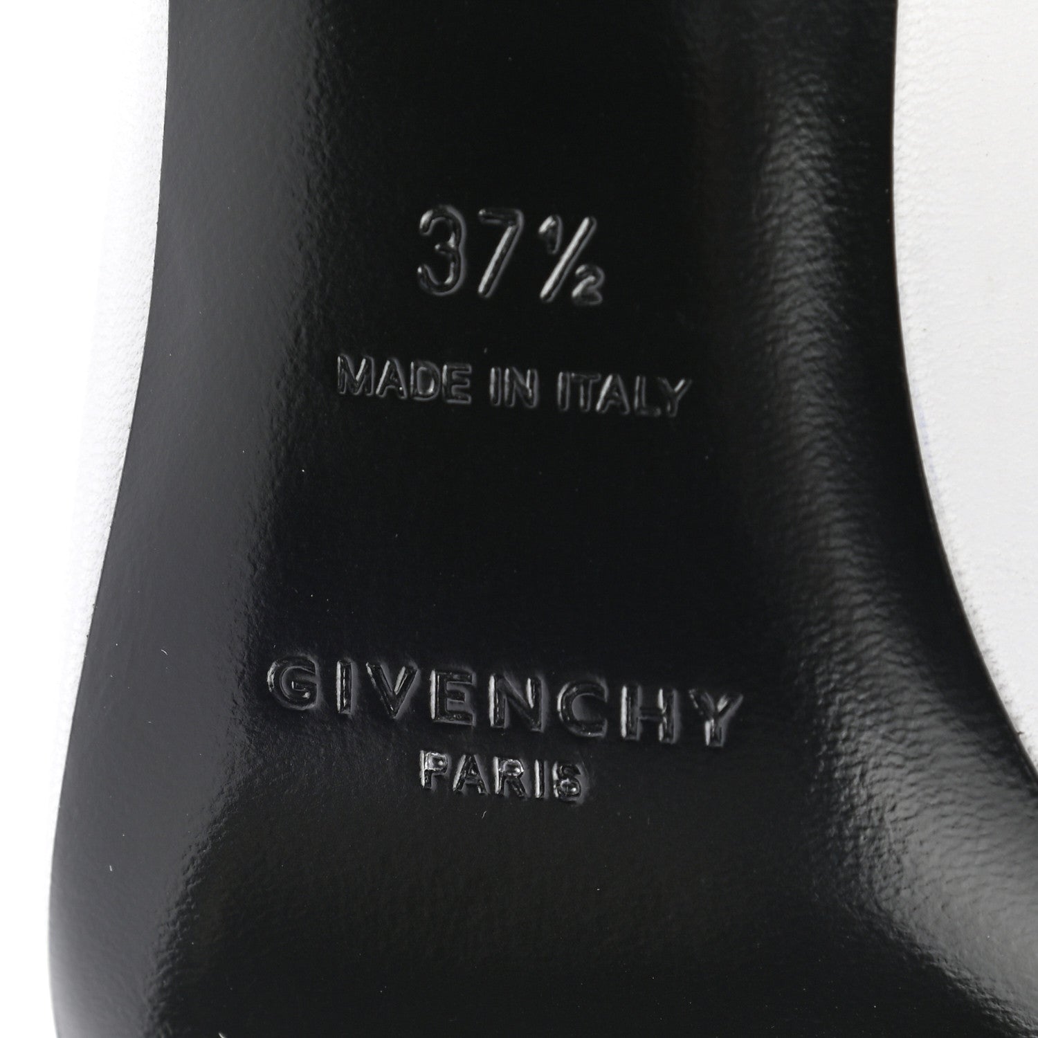 Givenchy Lambskin Scrunch Bootie 37.5 White 7 of 10