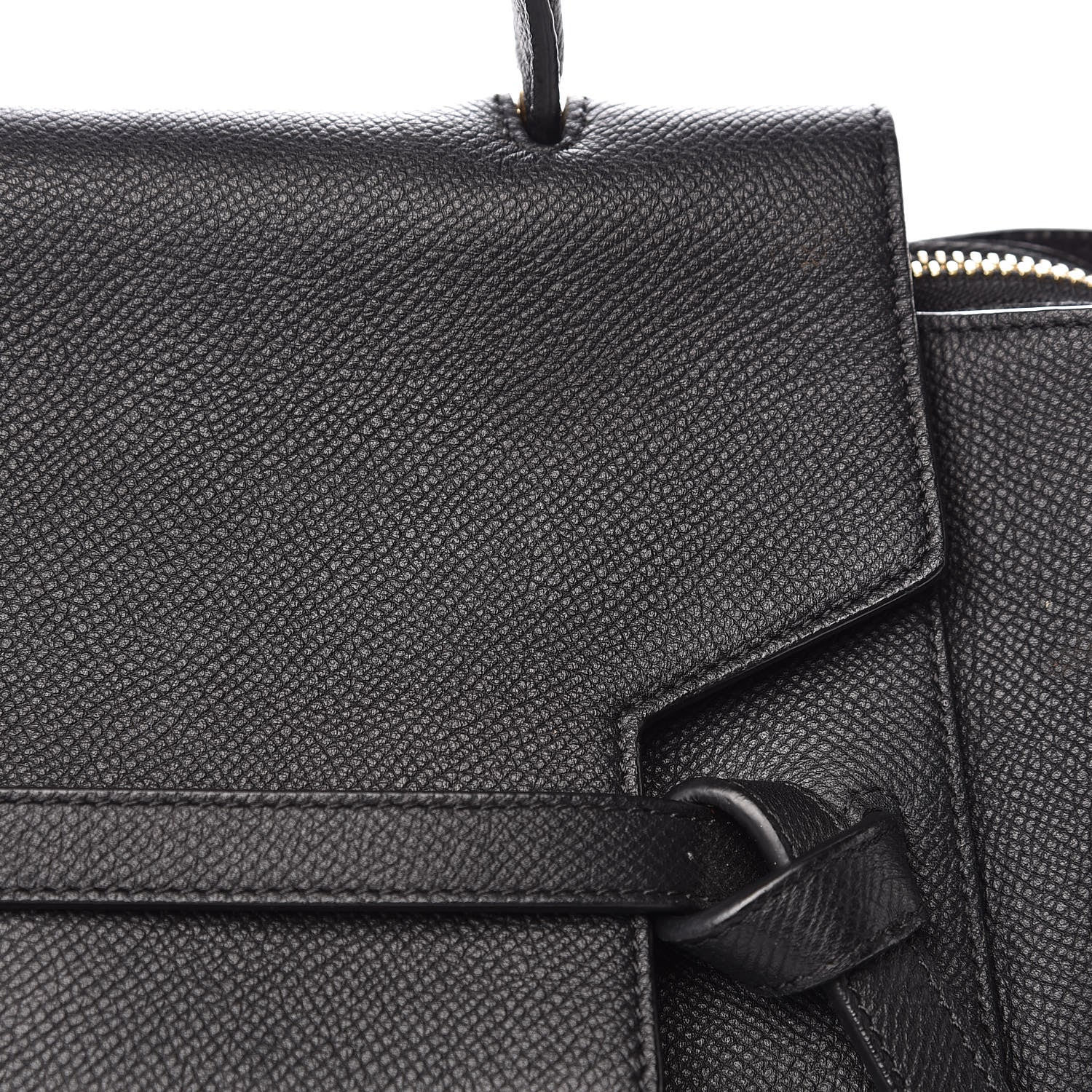 Celine Grained Calfskin Mini Belt Bag Black 12 of 14