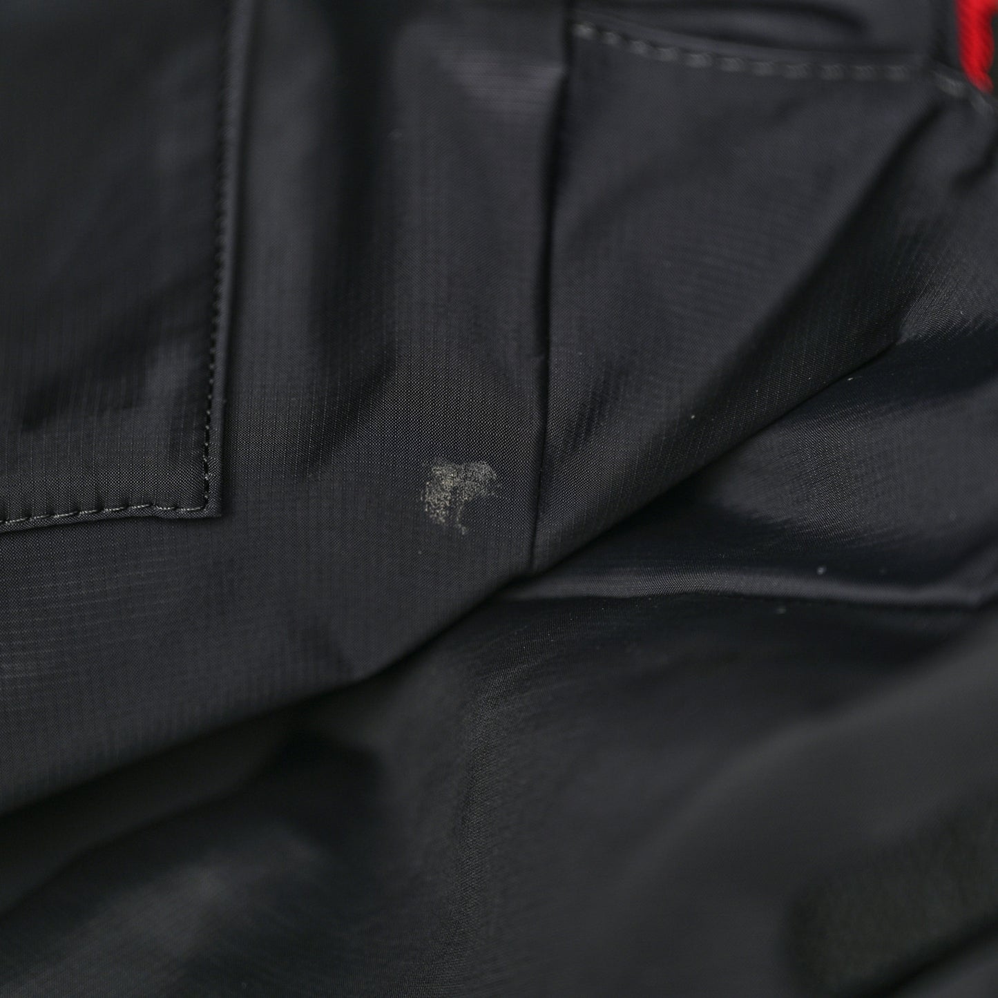 Nylon Medium Logo Backpack Black